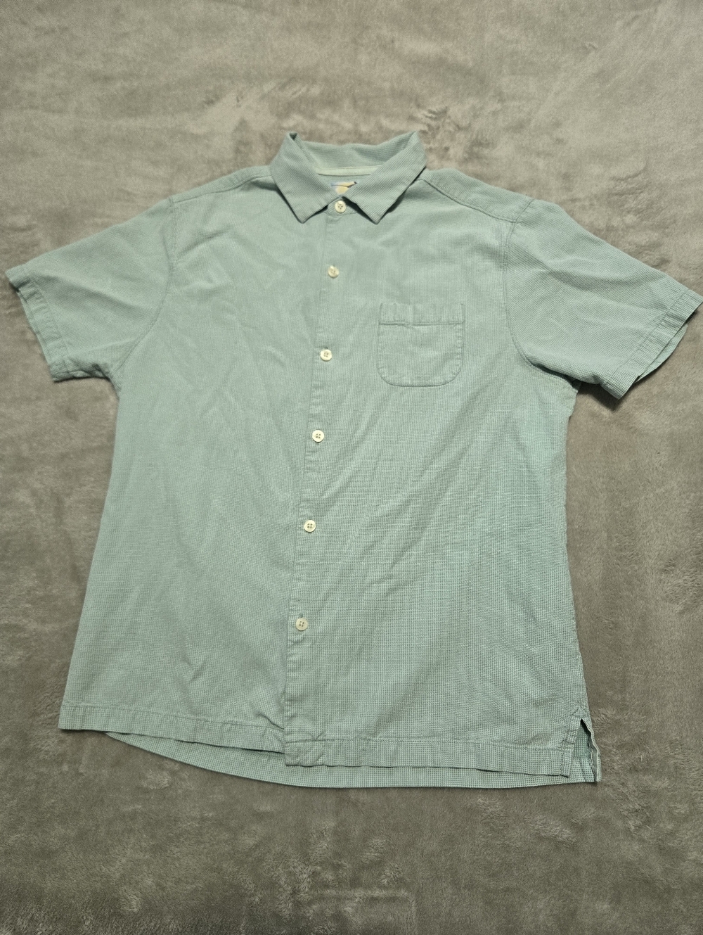 Tommy Bahama Short-Sleeve Button-Down Modern Fit Shirt Mens Size M Beach